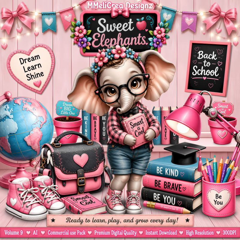 (image for) AI CU - VOL.9 - Sweet Elephants (CU4PU/PNG/PACK)